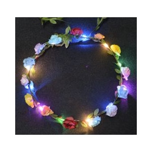 Light Up Floral Garland