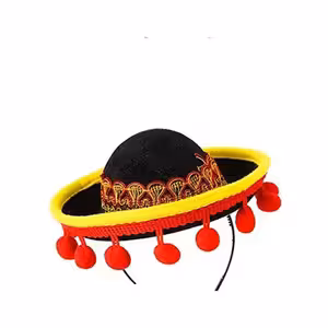 Mini Sombrero Black
