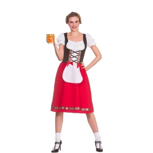 Traditional Bavarian Beer Girl Costume