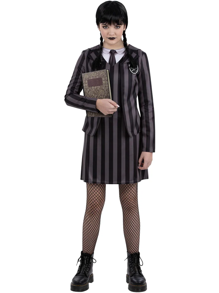 Wednesday Addams School Uniform Children's Costume