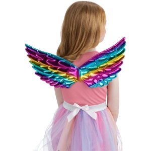Rainbow Metallic Wings