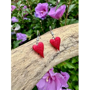 Red Heart Earrings