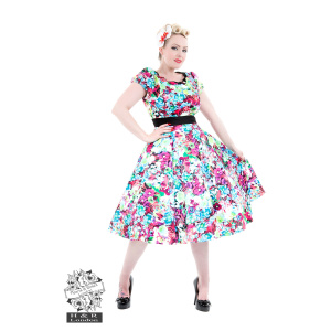 Summer Days Floral Swing Dress