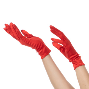 Adult Satin Gloves - Short