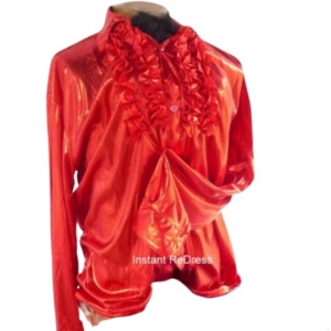 1970's Ruffle Fronted Shirt