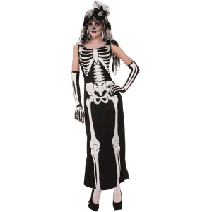 Skeleton Dress (long) Costume